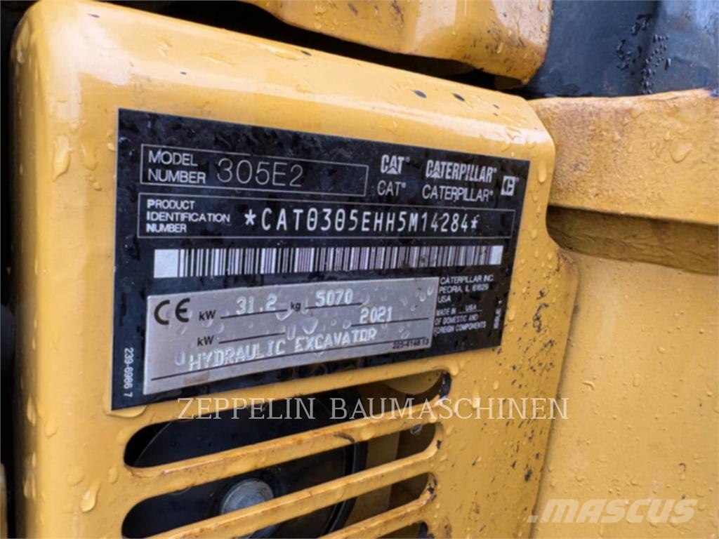 CAT 305ECR Pelle sur chenilles