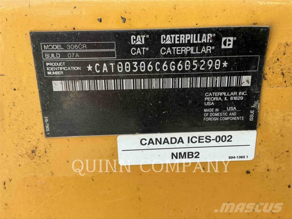 CAT 306 履帶式 挖土機/掘鑿機/挖掘機