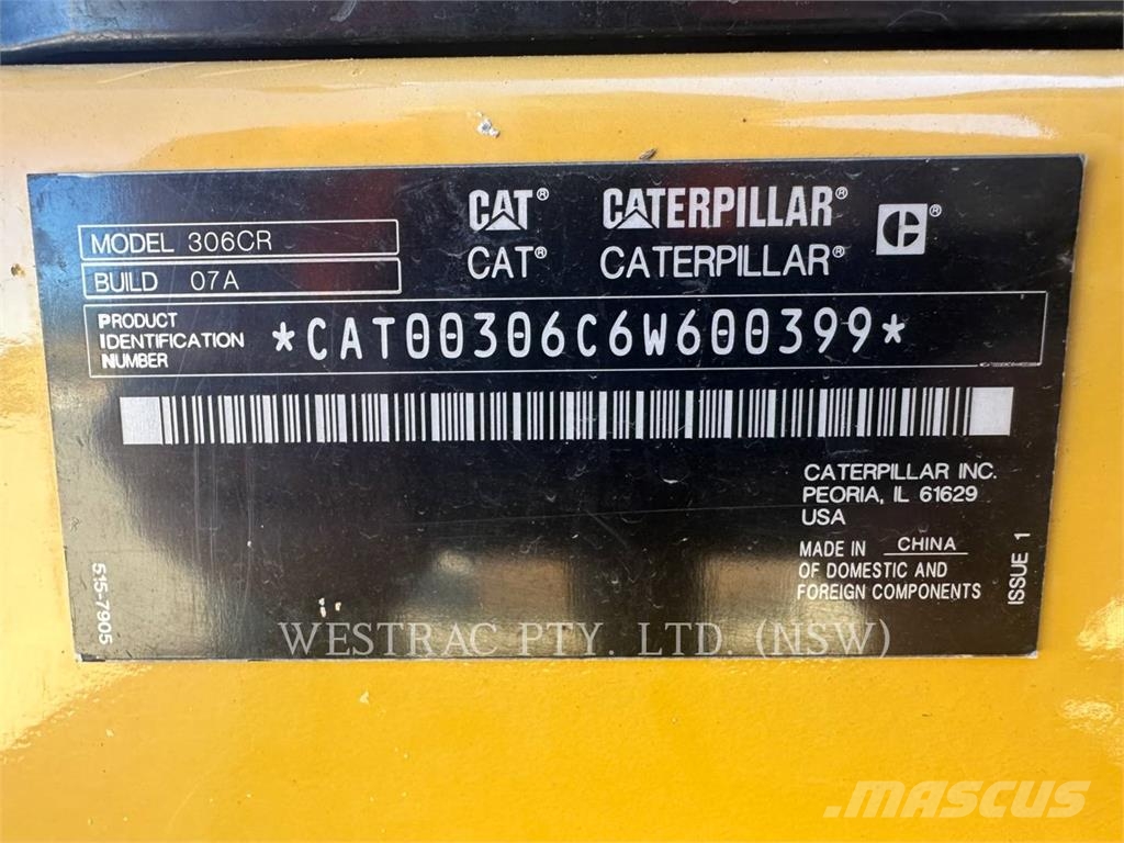 CAT 306 Paletli ekskavatörler