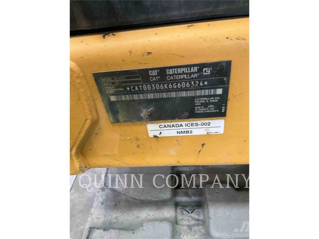 CAT 306 Mini bagri <7t