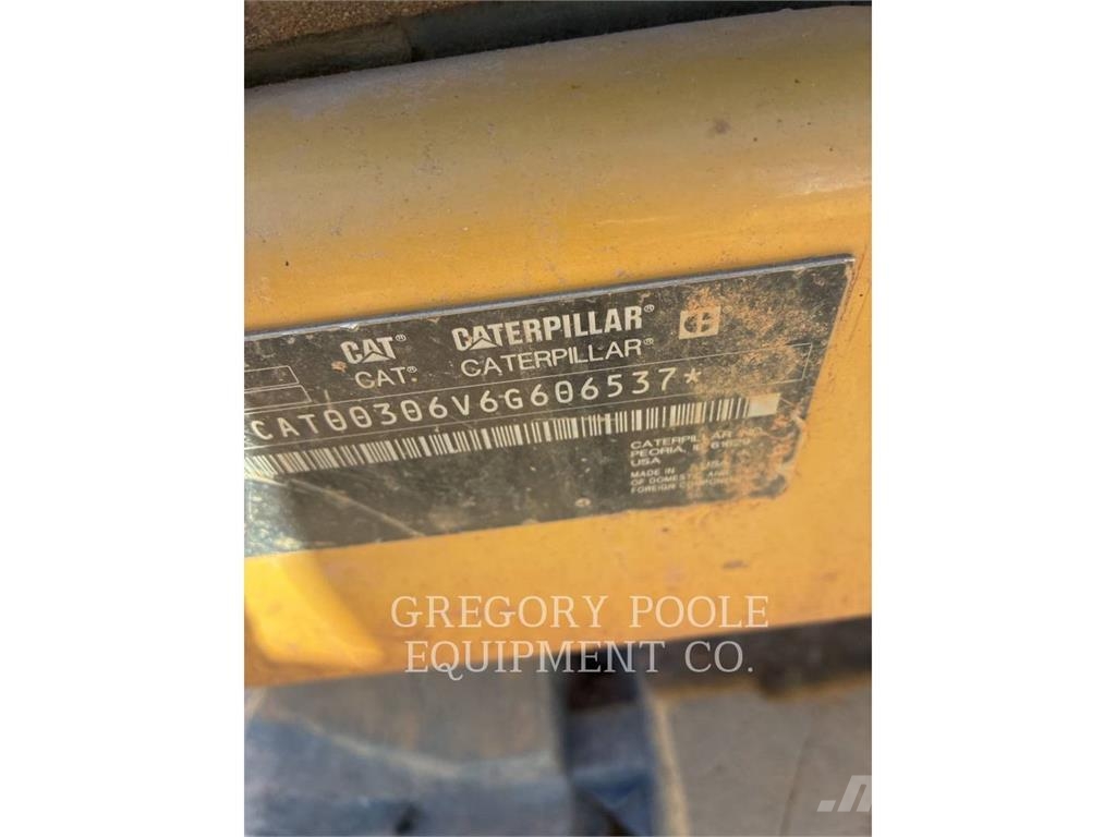 CAT 306-07CR Roomikekskavaatorid