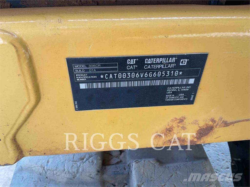CAT 306 A Excavadoras sobre orugas
