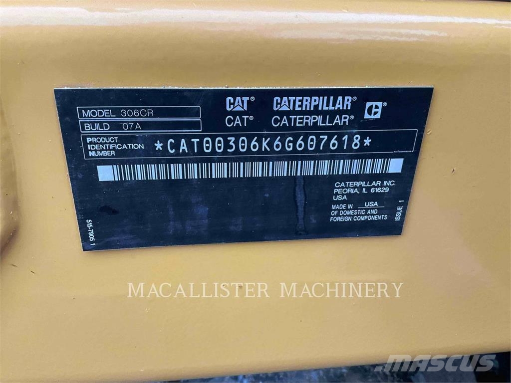 CAT 306 ATQBW Гусеничні екскаватори