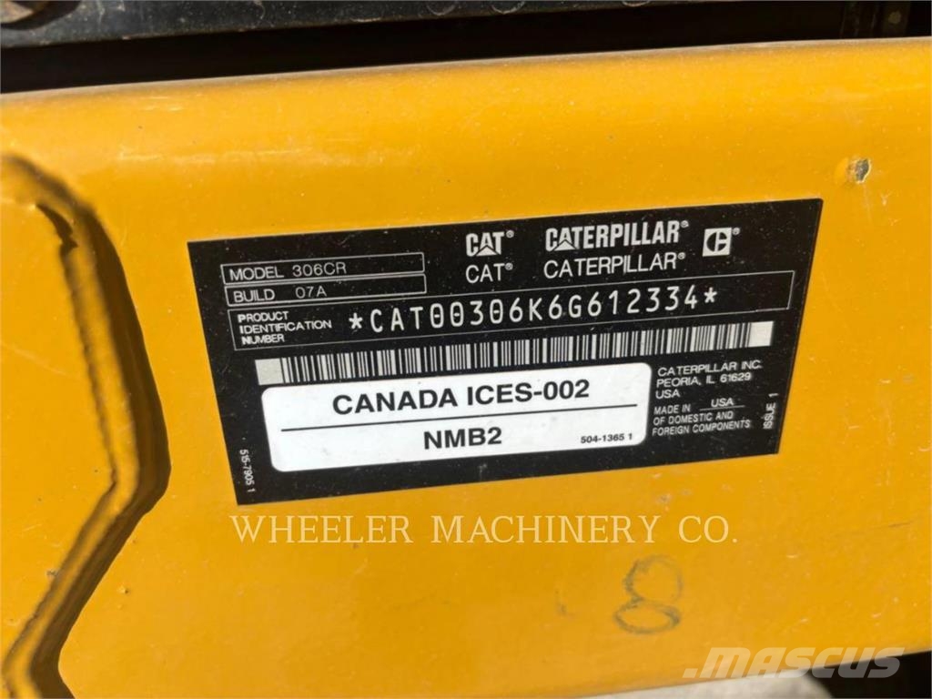 CAT 306 C3 TAQ Crawler excavators