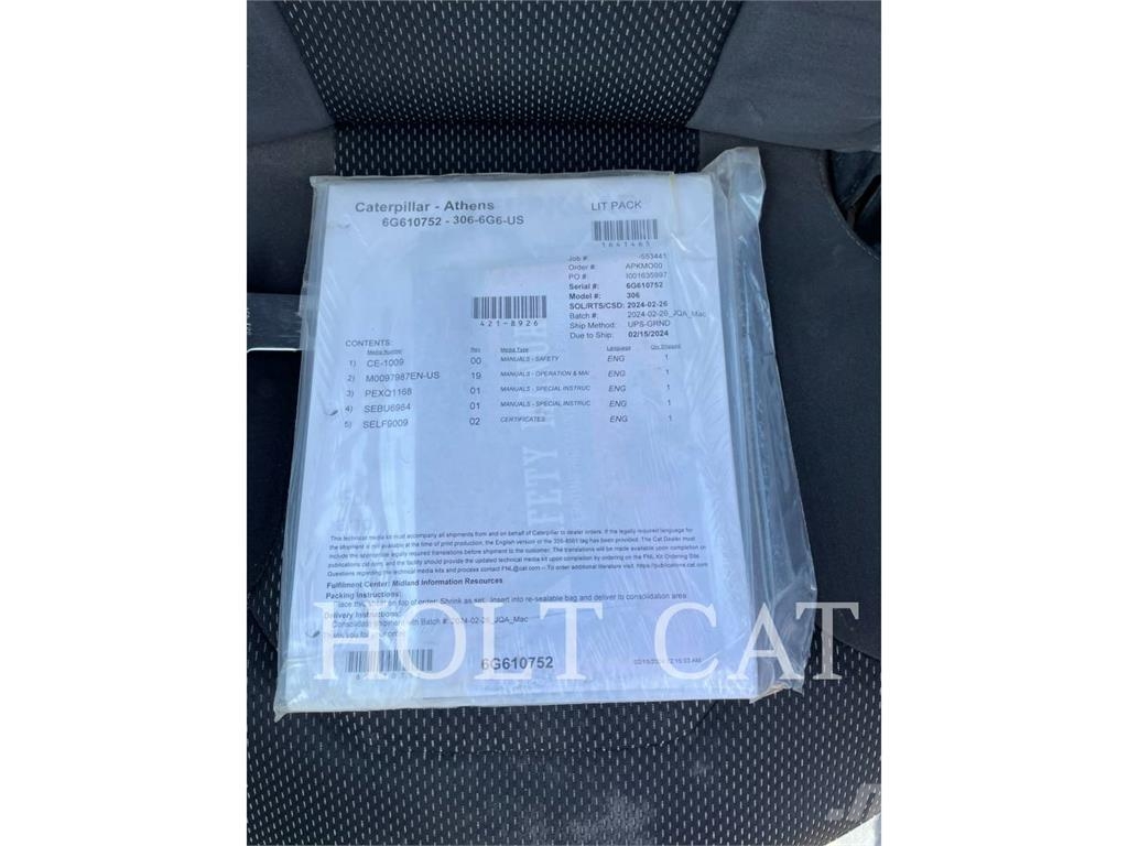 CAT 306 CR 履帶式 挖土機/掘鑿機/挖掘機