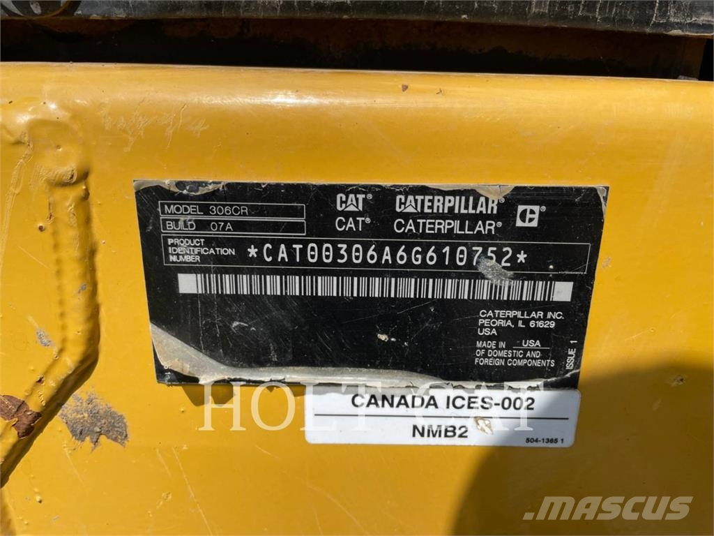 CAT 306 CR 履帶式 挖土機/掘鑿機/挖掘機