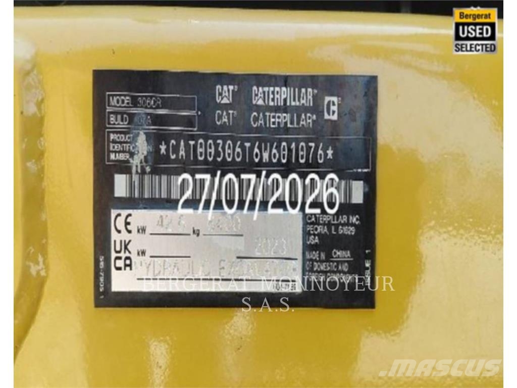 CAT 306 CR Miniescavatori