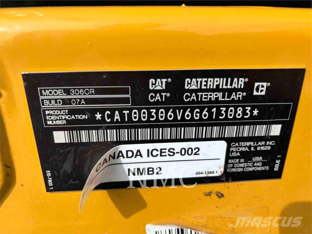 CAT 306 CR Roomikekskavaatorid