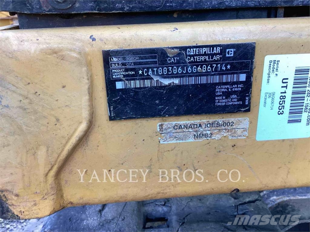 CAT 306 CS Koparki gąsienicowe