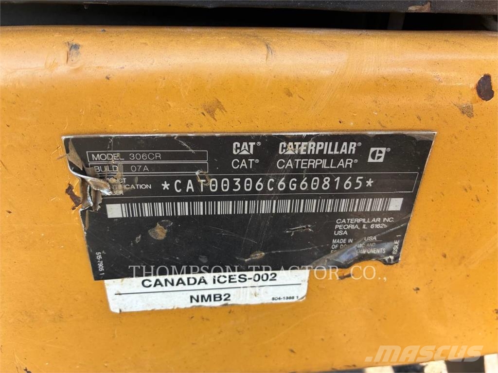 CAT 306CR Bagri goseničarji
