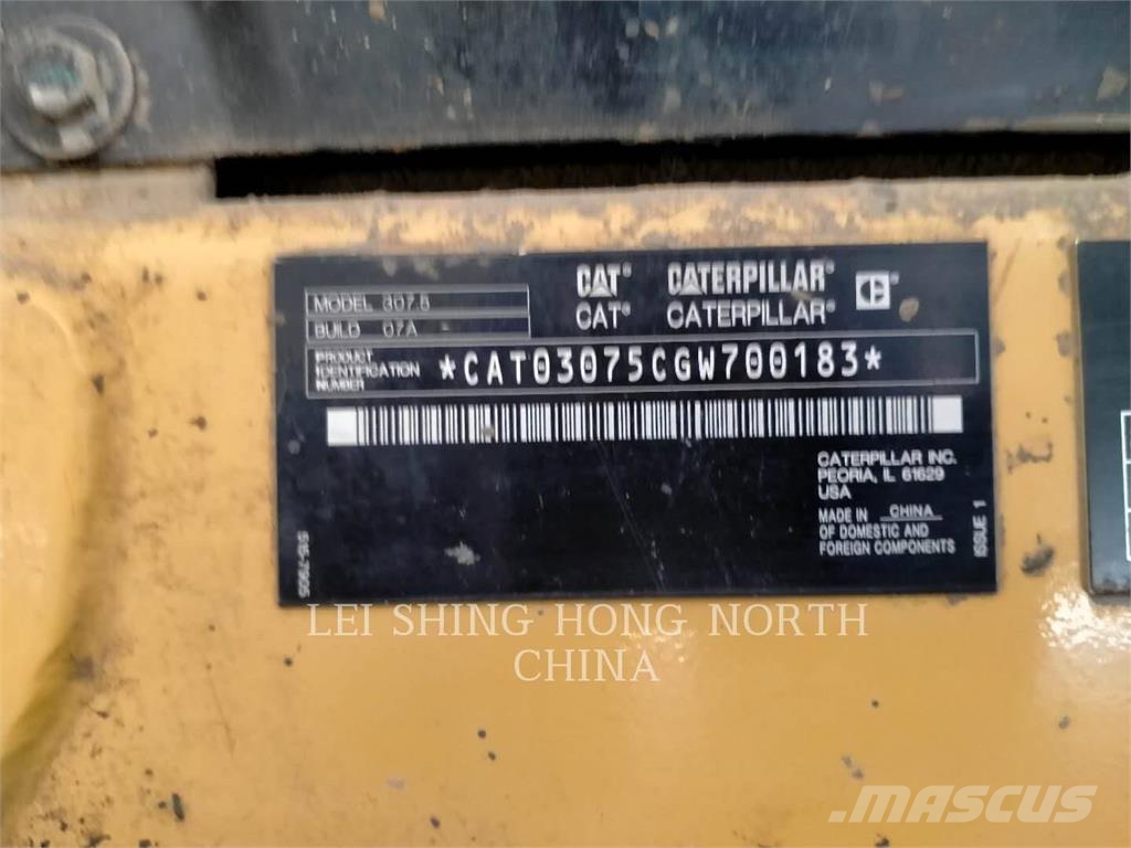 CAT 307.5 대형 굴삭기 29톤 이상