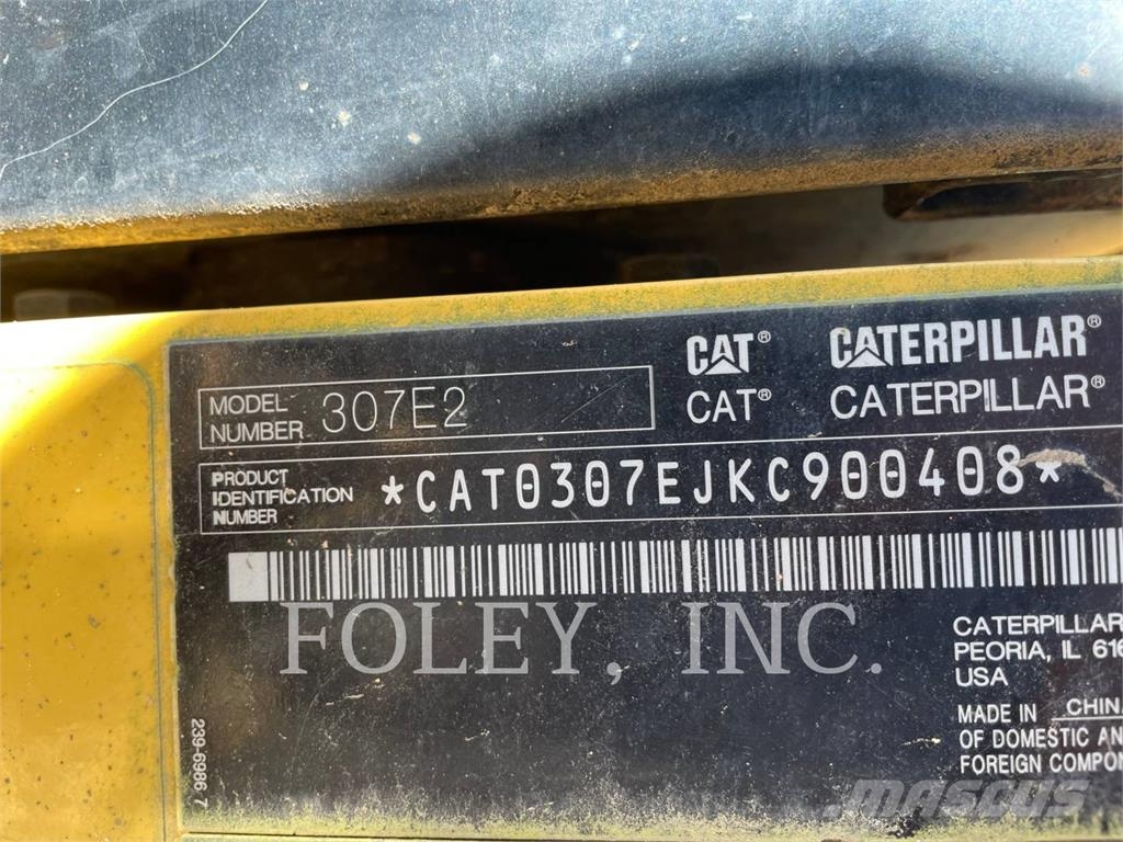CAT 307E2 Escavadeiras de esteiras