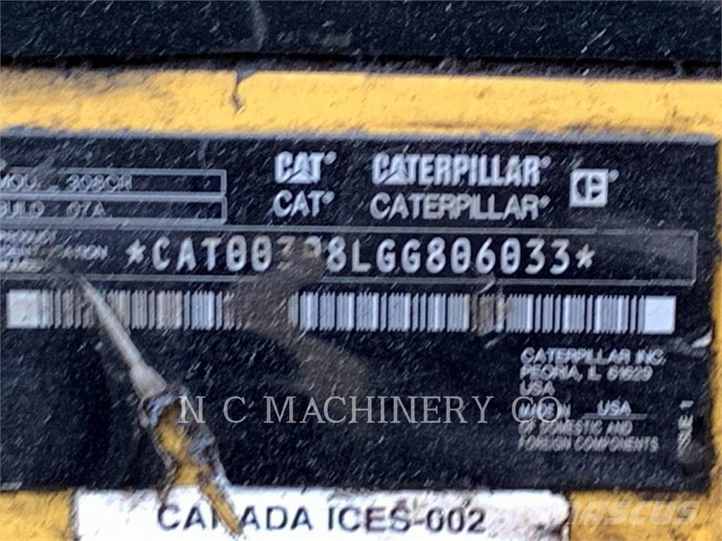 CAT 308 Pelle sur chenilles