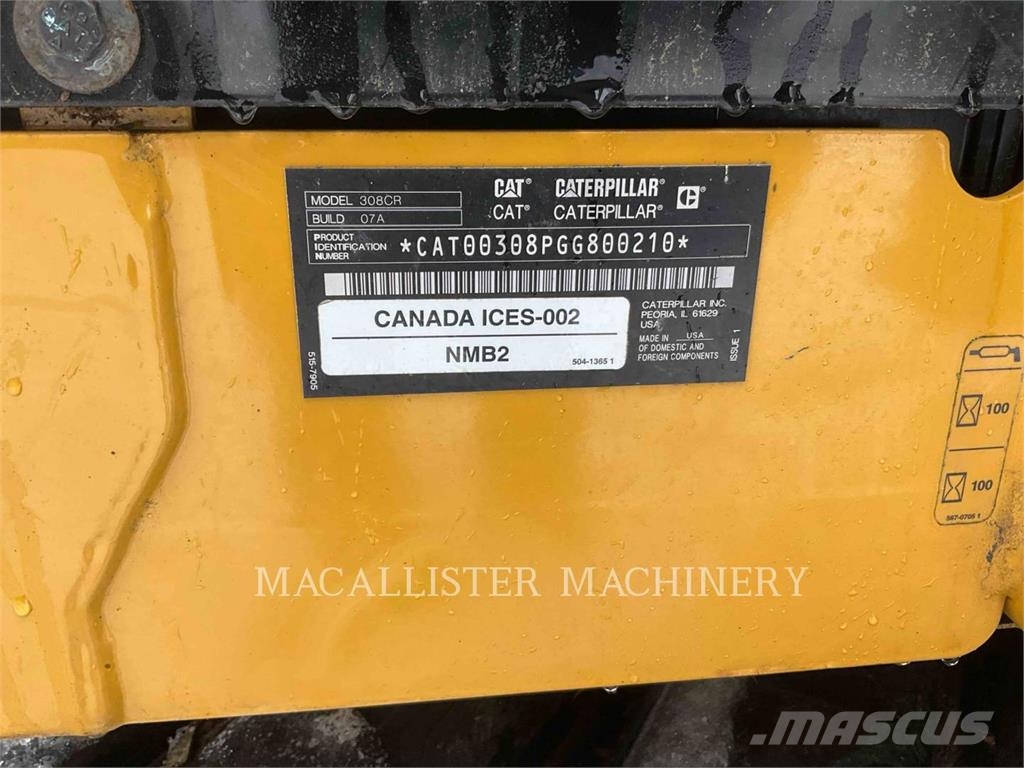 CAT 308 Escavatori cingolati