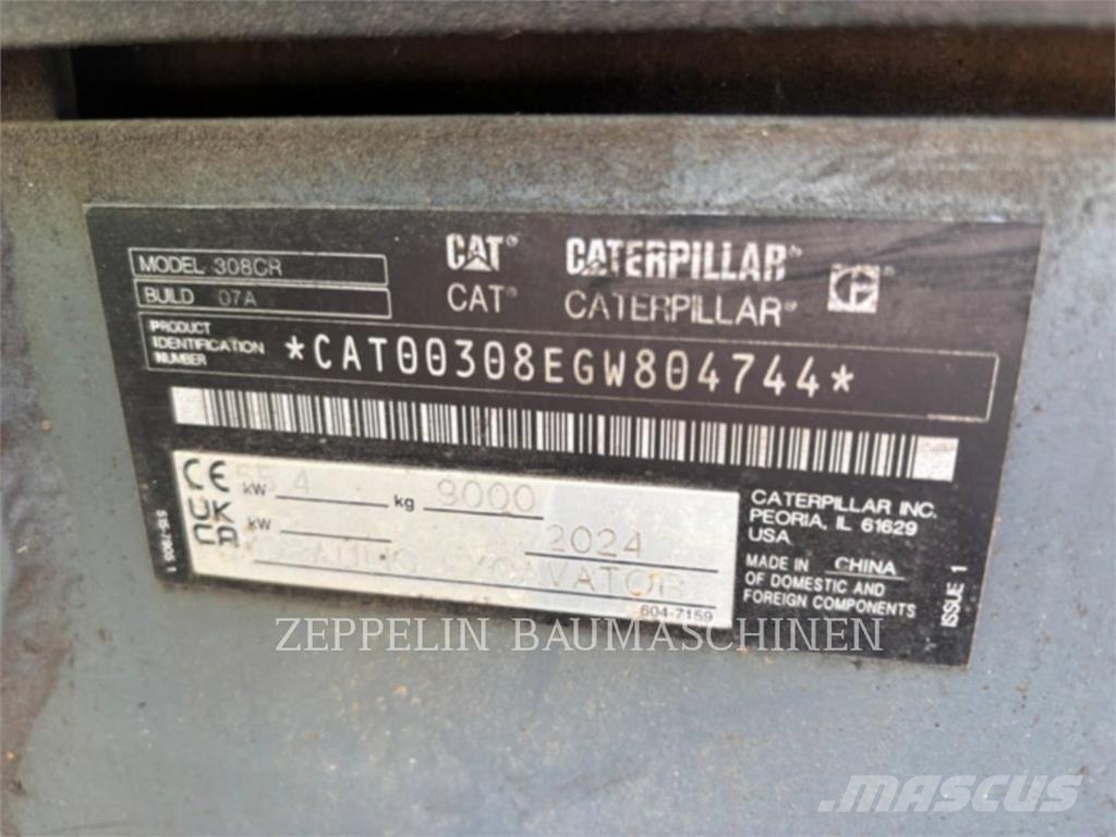 CAT 308-07A حفارات زحافة