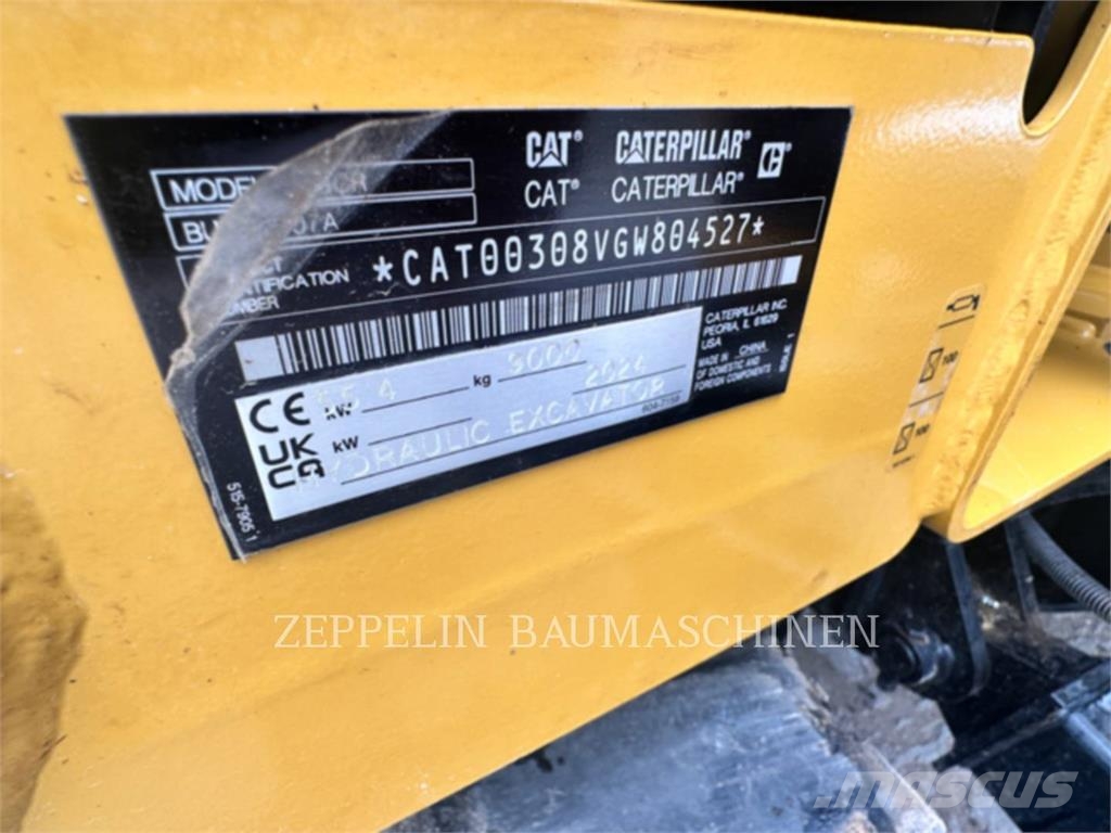 CAT 308-07A Bagri goseničarji