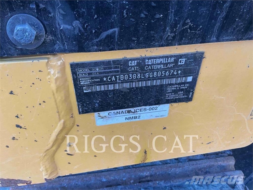 CAT 30807CR Kāpurķēžu ekskavatori