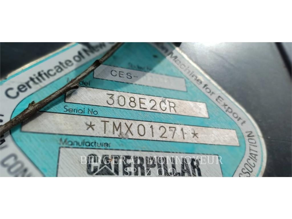 CAT 308E2CRSB حفارات زحافة