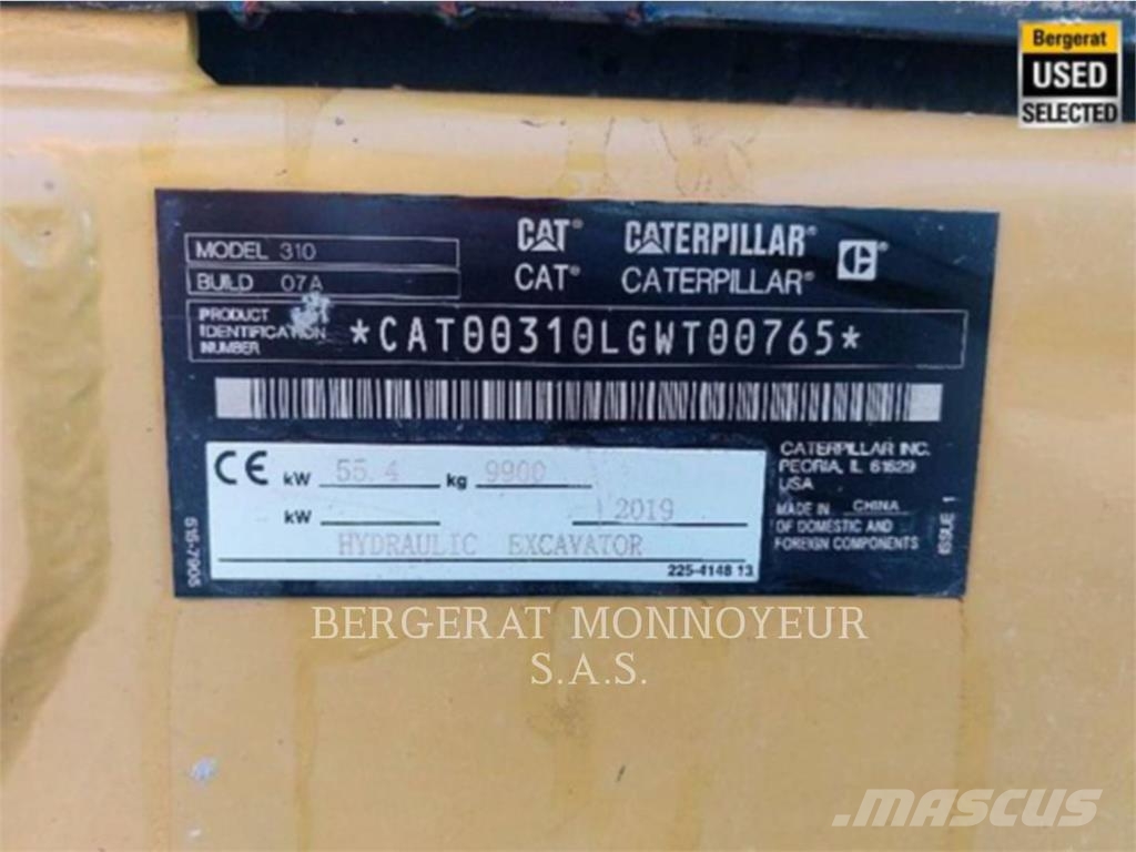 CAT 310 حفارات صغيرة أقل من 7 طن (حفارات صغيرة)