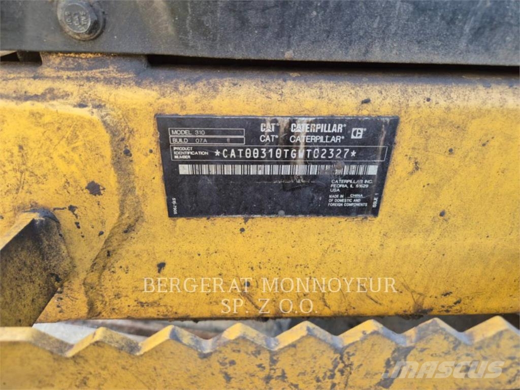 CAT 310-07 Pásová rýpadla