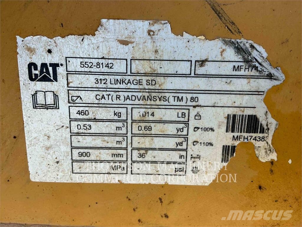CAT 313 Bagri goseničarji
