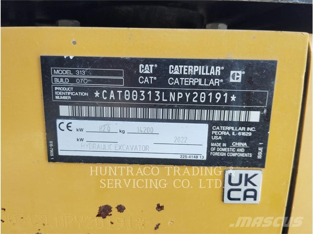 CAT 313-07 Escavatori cingolati