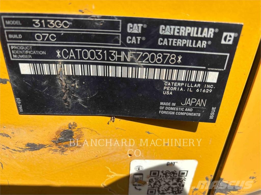 CAT 313-07GC Escavatori cingolati