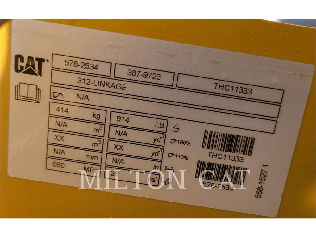 CAT 313-315 FULL ROTATION THUMB Conectores rápidos