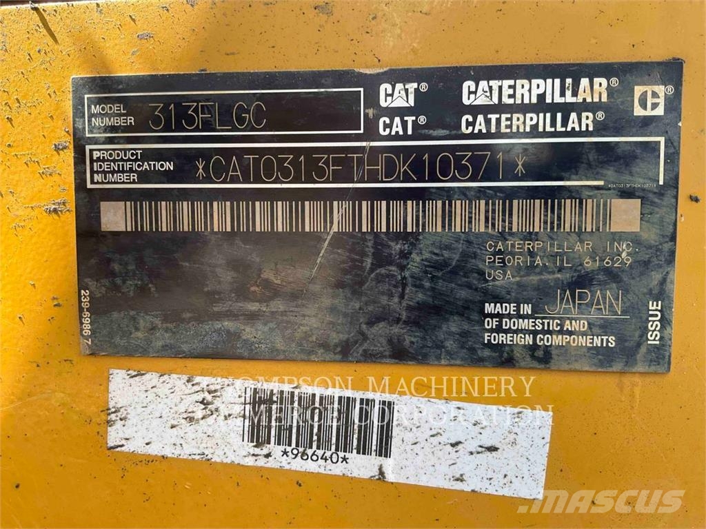 CAT 313FLGC Bagri goseničarji