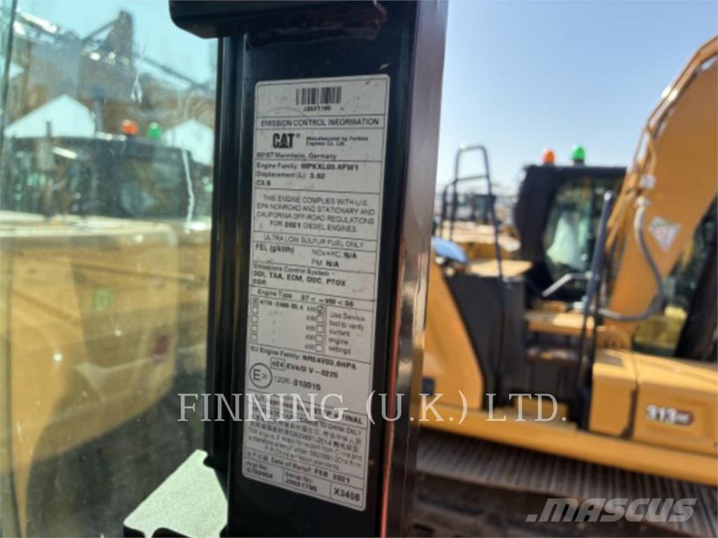 CAT 313GC Pásová rýpadla