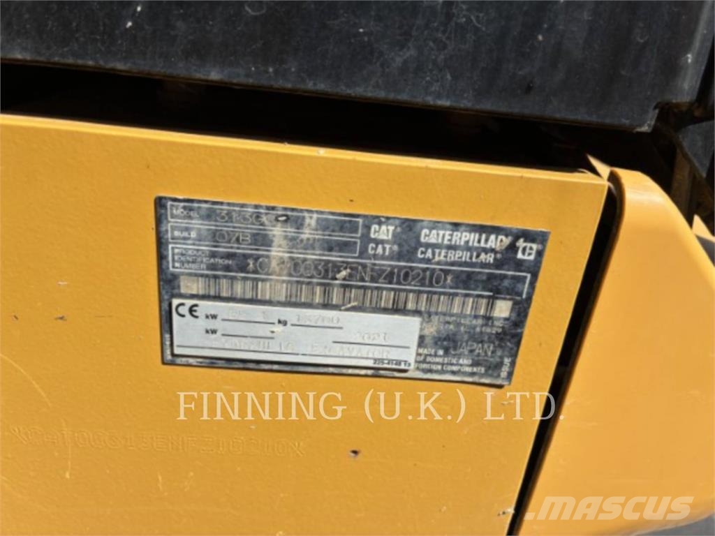 CAT 313GC Kāpurķēžu ekskavatori