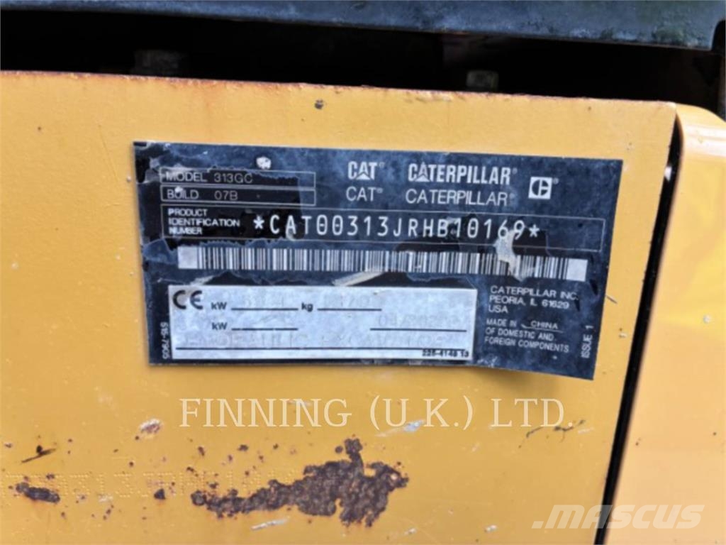 CAT 313GC Kāpurķēžu ekskavatori