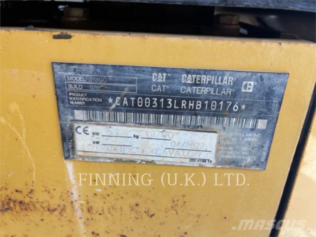 CAT 313GC Kāpurķēžu ekskavatori