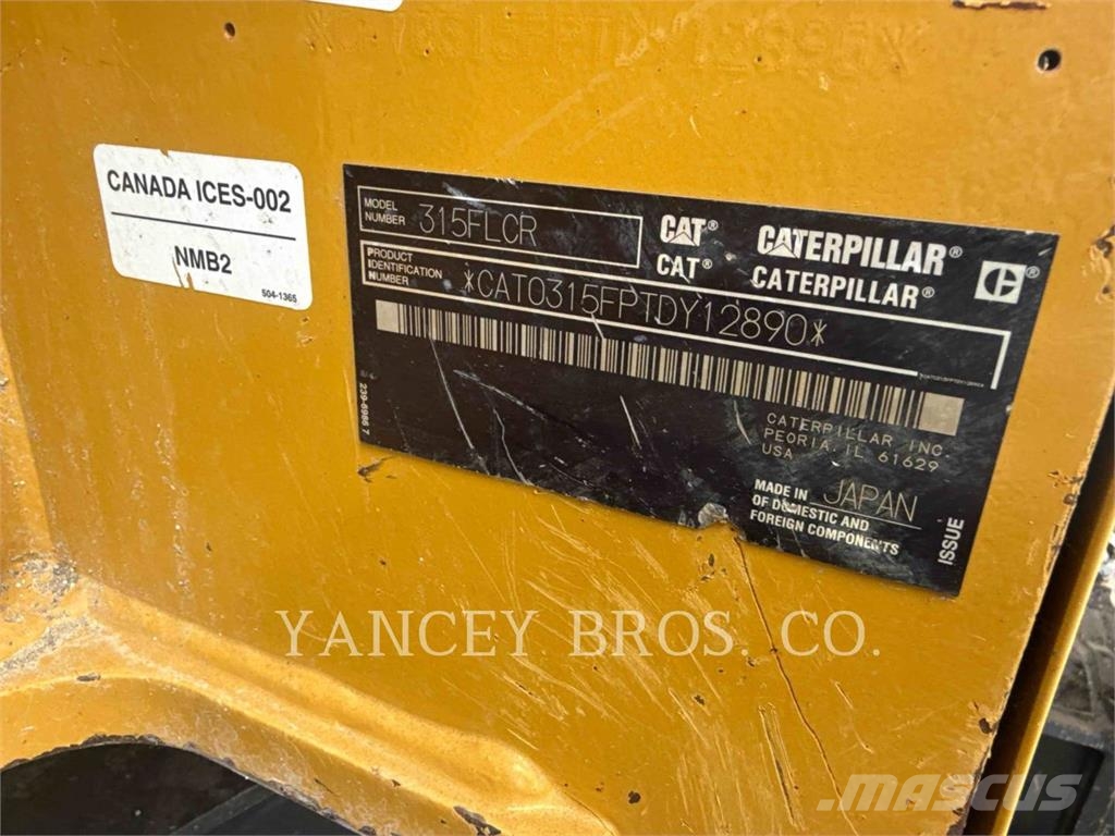 CAT 315 Pelle sur chenilles