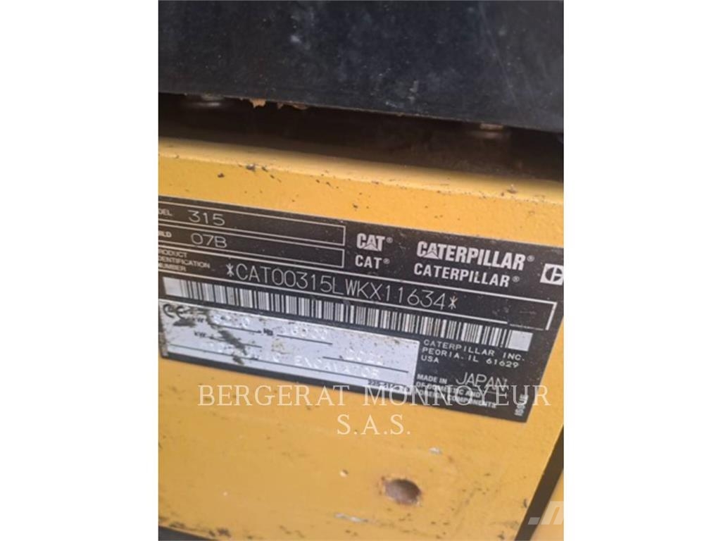 CAT 315 Bandgrävare