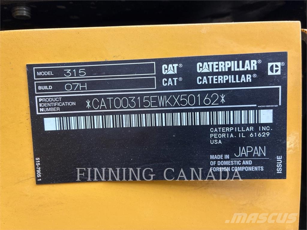 CAT 315-07 Raupenbagger