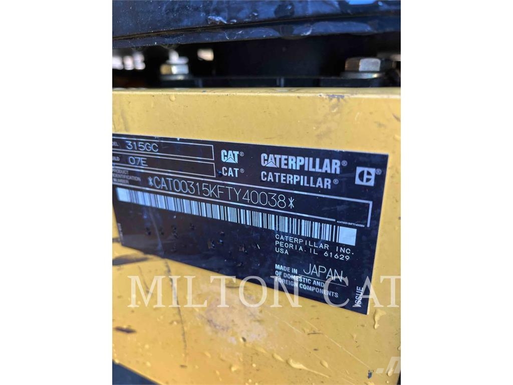 CAT 315GC 大型油圧ショベル12t以上(パワーショベル・ユンボ)