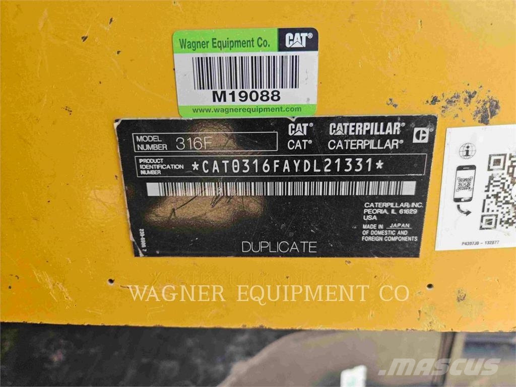 CAT 316FL Bageri gusjeničari