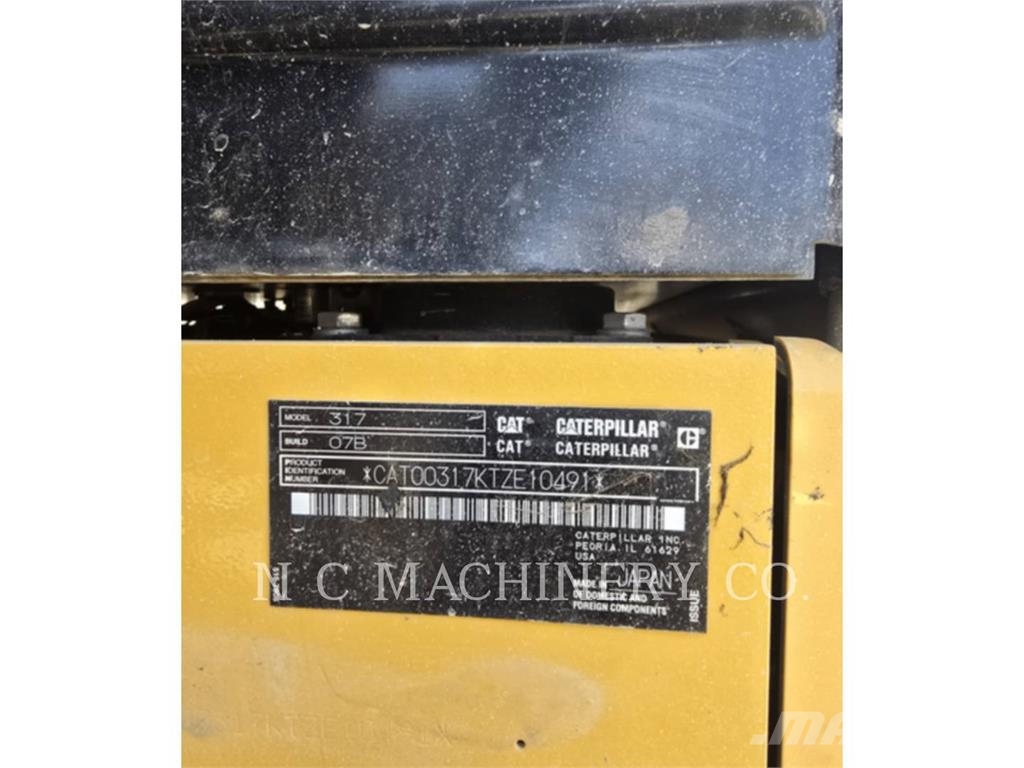 CAT 317 Pelle sur chenilles