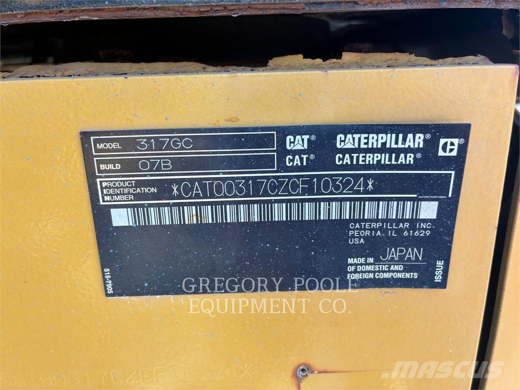 CAT 31707GC Raupenbagger