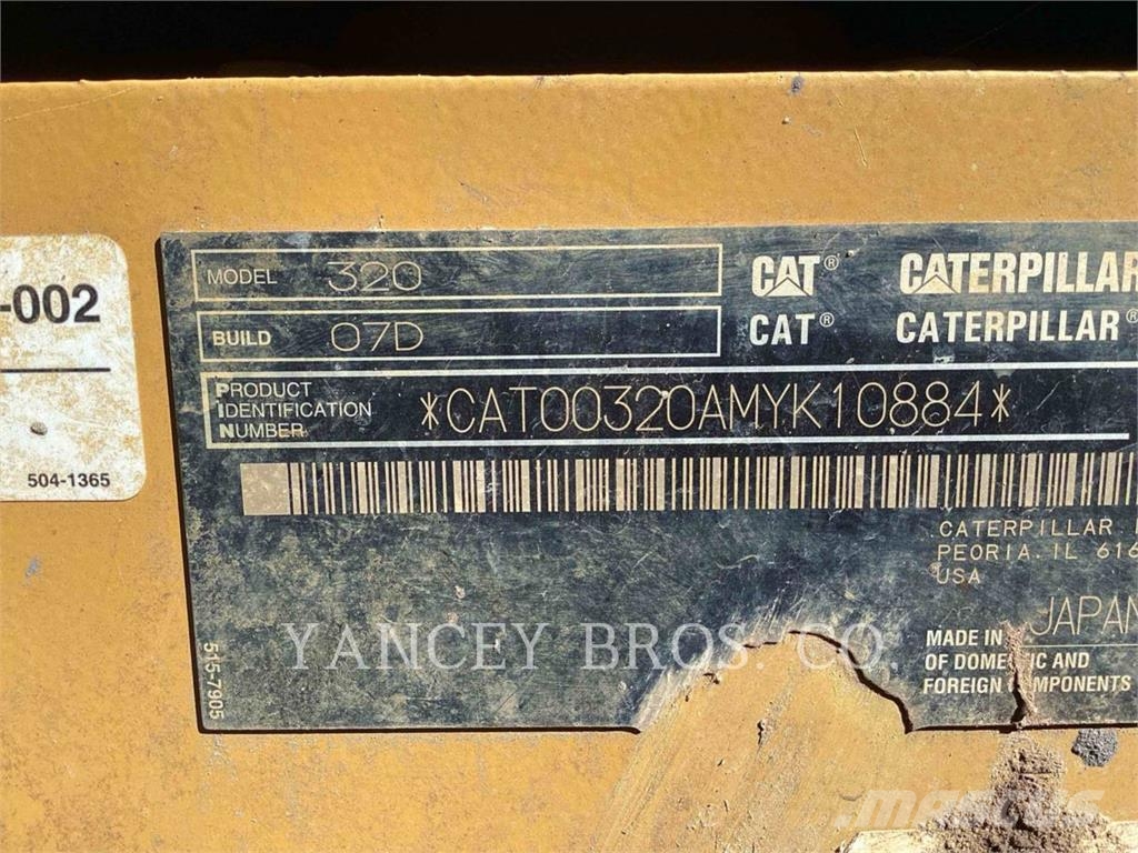 CAT 320 Crawler excavators