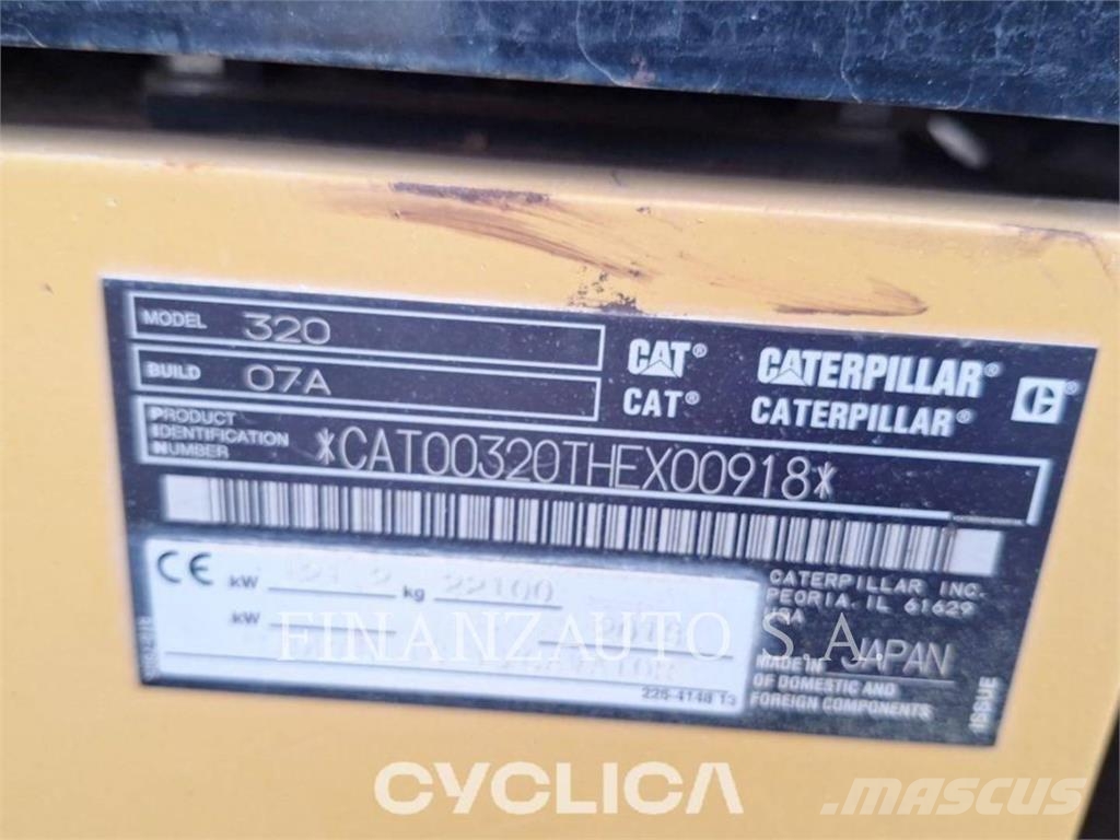 CAT 320 Excavadoras de cadenas
