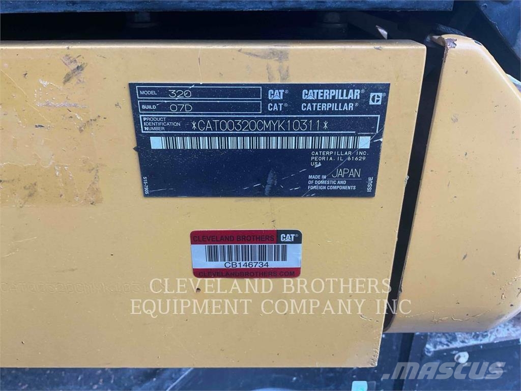 CAT 320 履帶式 挖土機/掘鑿機/挖掘機