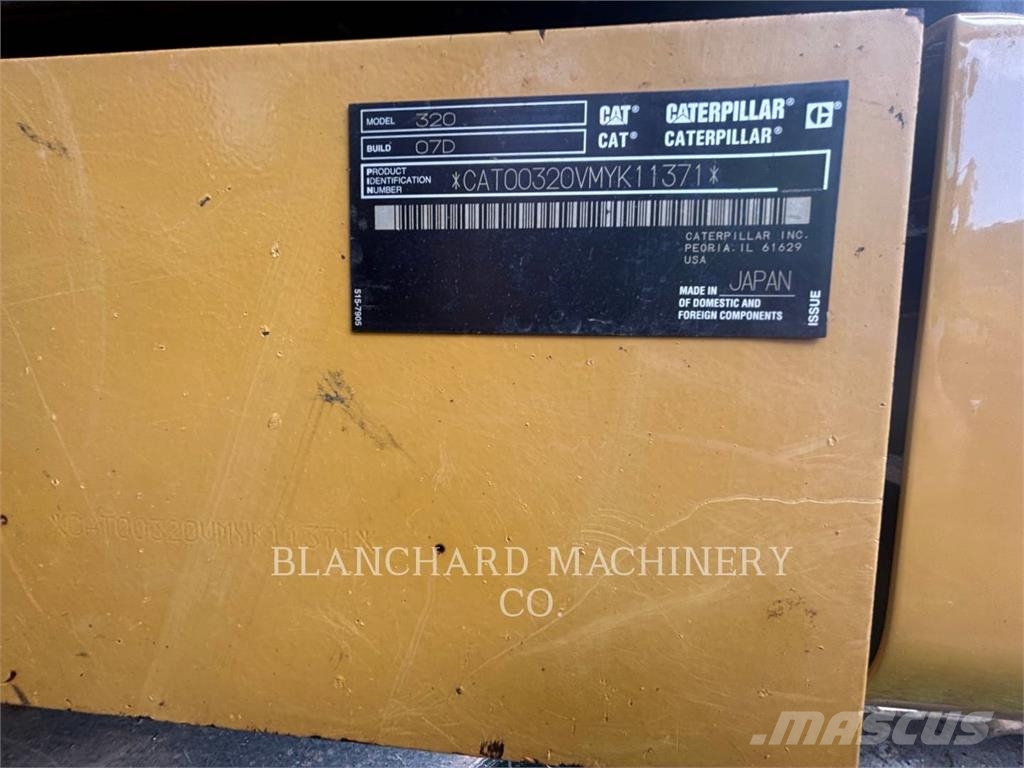 CAT 320 履帶式 挖土機/掘鑿機/挖掘機