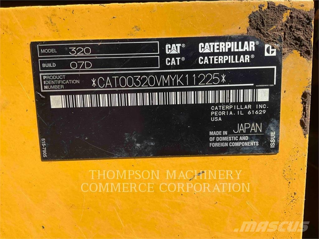 CAT 320 Pelle sur chenilles