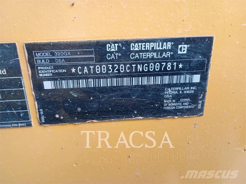 CAT 320-05GX Excavadoras sobre orugas