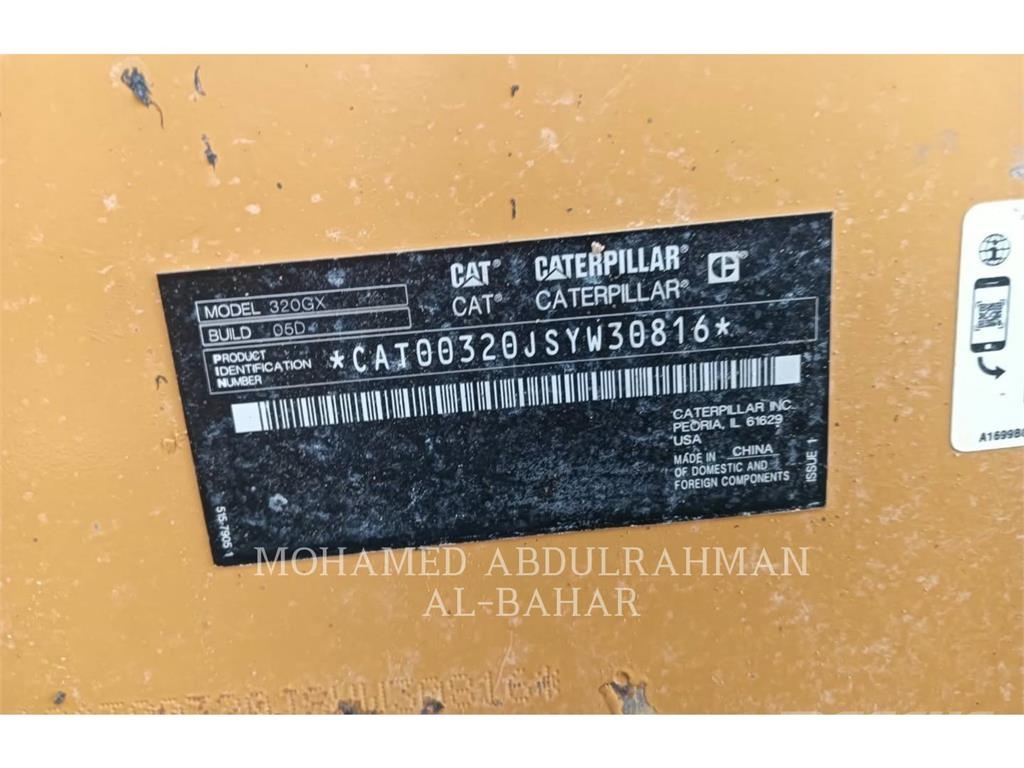 CAT 320-05GX Kāpurķēžu ekskavatori
