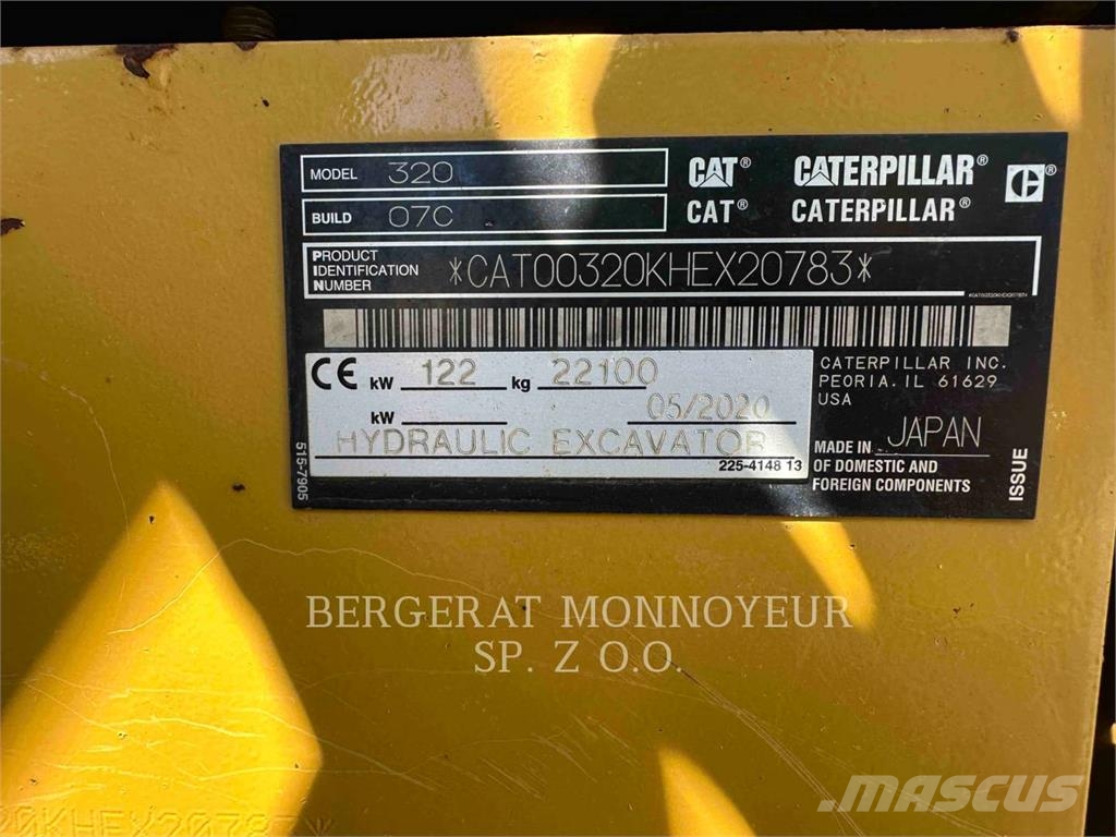 CAT 320-07 Excavadoras sobre orugas