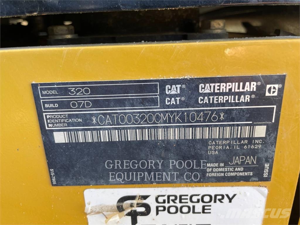 CAT 320-07 Bageri gusjeničari