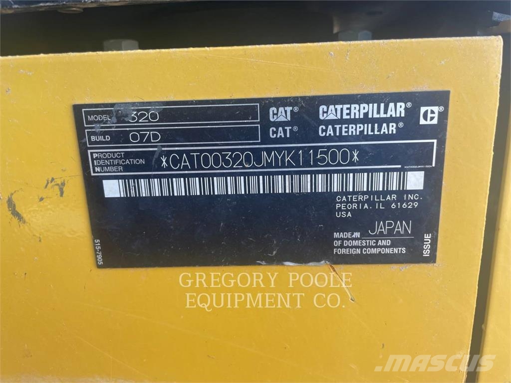 CAT 320-07 Bageri gusjeničari